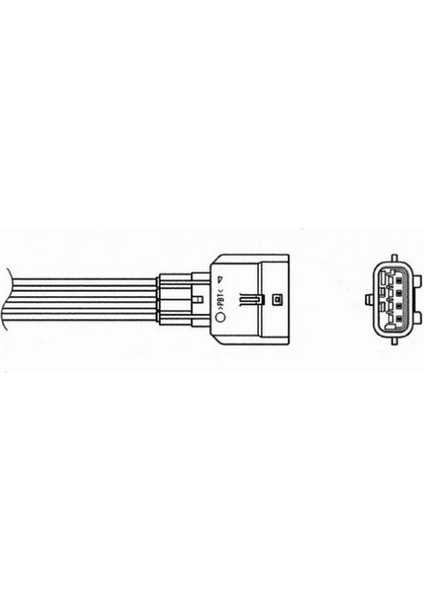 Oksijen Sensörü OZA624-E4 [ Vw Caddy Ii, Golf I-Ii-Iii-Iv, Passat, Polo, Audi A4, A6, Seat Cordoba, Ibiza, Toledo ] 18051