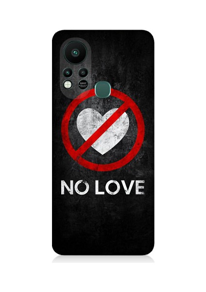 Infinix Hot 11S Uyumlu Aşk Yok Desenli Silikon Kılıf