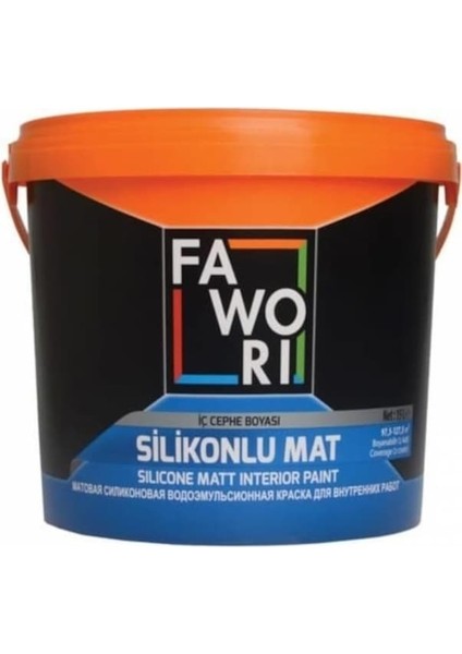 Silikonlu Mat Iç Cephe Boyası 2,5 Lt Fildişi