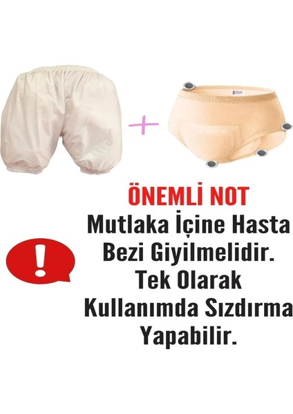 Yeni Nesil Yıkanabilir Hasta Külotu Paçalı Hasta Külotu Mesane Külotu Emici Külot indirimleri