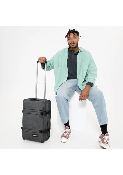 Transit'r S Black Denim Valiz