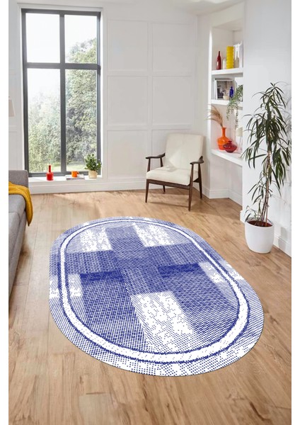 Jüt Desenli Dijital Kaymaz Yıkanabilir Oval Mutfak Yolluk Koridor Salon Halısı, O-Jüt-11-Mor, modelleri