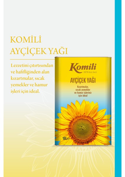 Ayçiçek Yağı 18 lt kk