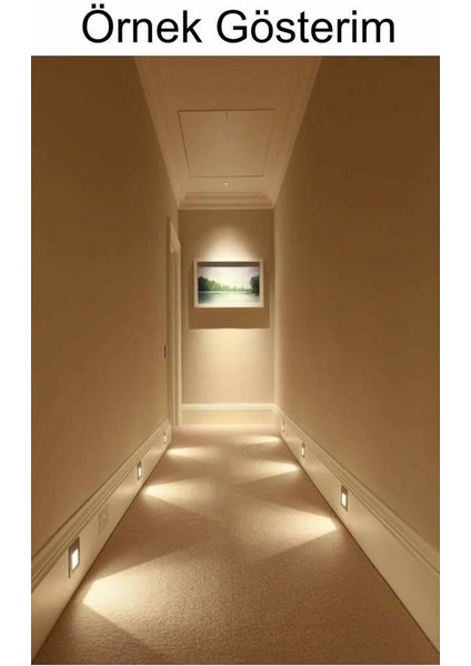 CT-5170 1 Watt Siyah Kasa Sensörlü Koridör Armatürü Beyaz fırsatları