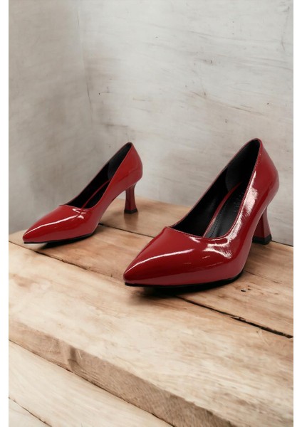 9540 Kırmızı Kadın Abiye Topuklu Ayakkabı indirimleri