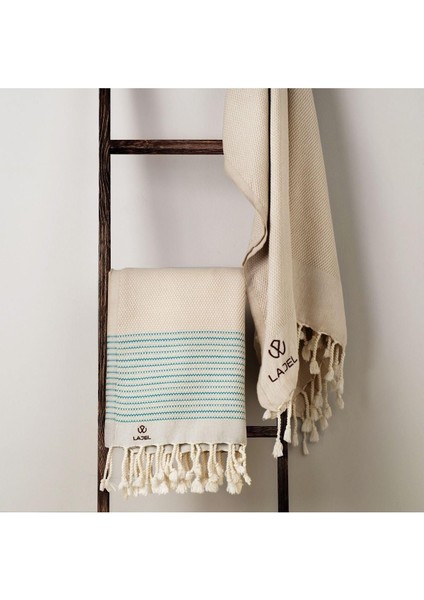 Luxury 2'li Takım %100 Pamuk Peştemal Plaj, Deniz, Spa Havlusu 90X170