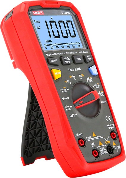 UT161D Serisi 1000V True Rms Dijital Multimetreac/dc 10000V 10A