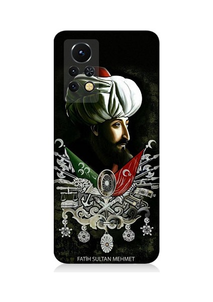 Infinix Note 11S Uyumlu Fatih Sultan Mehmet Han Desenli Silikon Kılıf