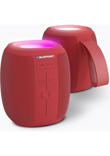 LS160 Taşınabilir Bluetooth Speaker Hoparlör - Kırmızı