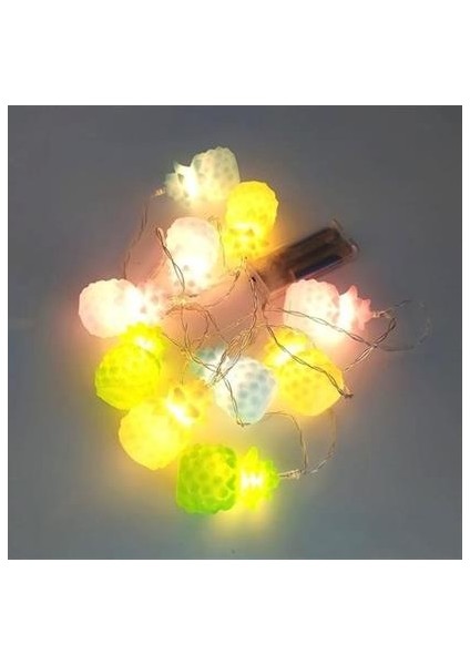 Buffer® Karışık Renk Dekoratif Ananas Dolama 10’lu Şerit LED Işık Zinciri fırsatları