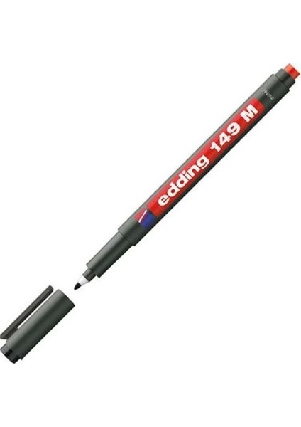 Eddıng Asetat Kalemi Silgili (M) Kırmızı ( E-149M ) ( 2 Adet )