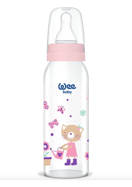 Wee Baby Klasik Cam Biberon 250 ml Beyaz