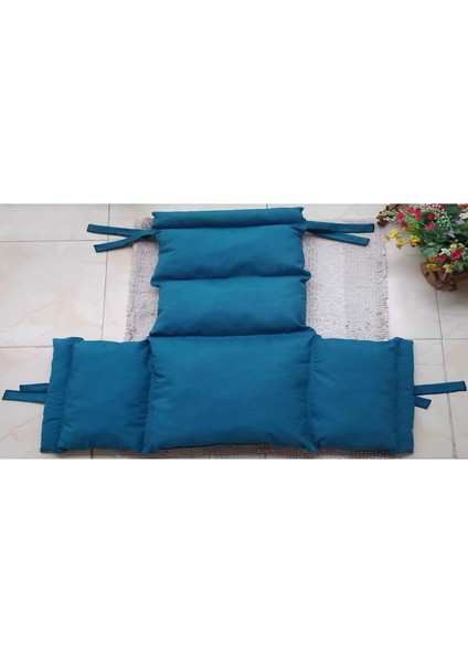 Sırt ve Yan Bölmeli Çocuk Tekerlekli Sandalye Koltuğu Minderi Konfort - Mavi fiyatları