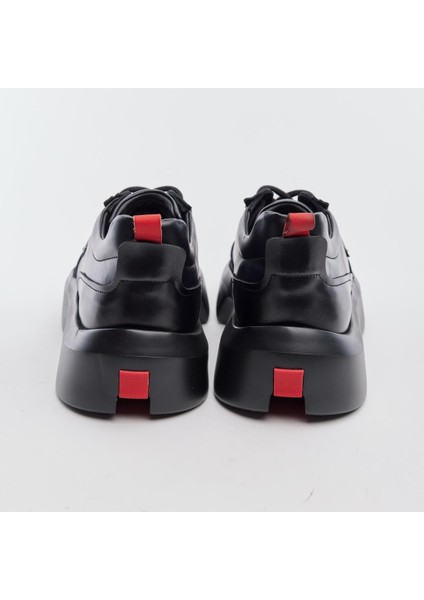 Yüksek Taban Hakiki Deri Erkek Sneaker fırsatları