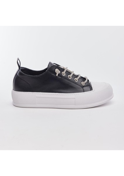 Taşlı Bağcık Kadın Sneaker
