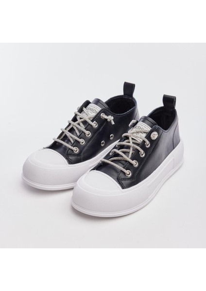 Taşlı Bağcık Kadın Sneaker