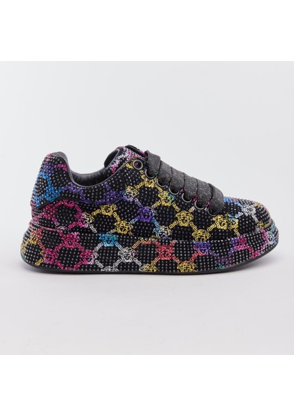 Multi Tasarım Taşlı Kadın Sneaker