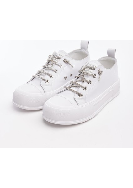 Taşlı Bağcık Kadın Sneaker