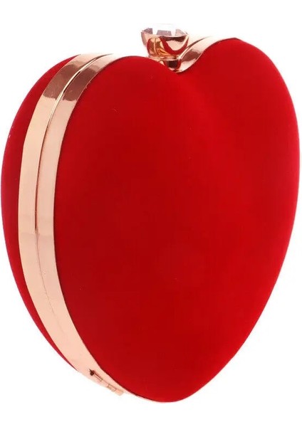 Mavi Stil Kadın Kız Akşam Parti Çantası Kalp Şekli Akşam Yemeği Debriyaj Çanta Düğün Balo Çanta Tote Bayan Lüks Çanta Pochette Femme (Yurt Dışından) indirimleri