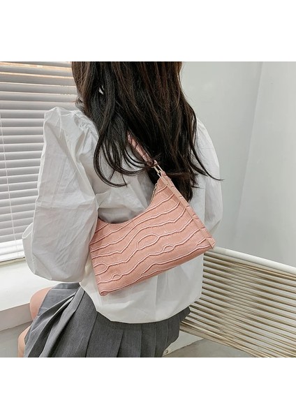 Sarı Stil 24X6X16CM Moda Pu Deri Kadın Hobos Koltukaltı Çanta Timsah Desen Bayanlar Küçük Omuz Çantaları Parlak Renkler Kadın Çanta Çanta (Yurt Dışından) fırsatları