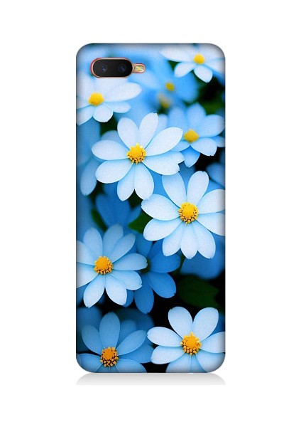 Oppo Rx 17 Neo Uyumlu Soft Renkli Papatyalar Desenli Silikon Kılıf
