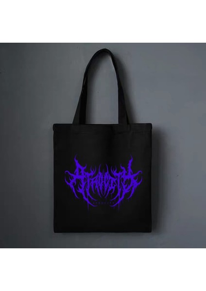 BLACK04 Stili 2021 Yıldırım Mektubu Anime Çanta Tasarımcısı Çanta Kadın Çantaları Y2K Harajuku Retro Bayan Çanta Büyük Alışveriş Kanvas Çanta Kawaii Çanta (Yurt Dışından)