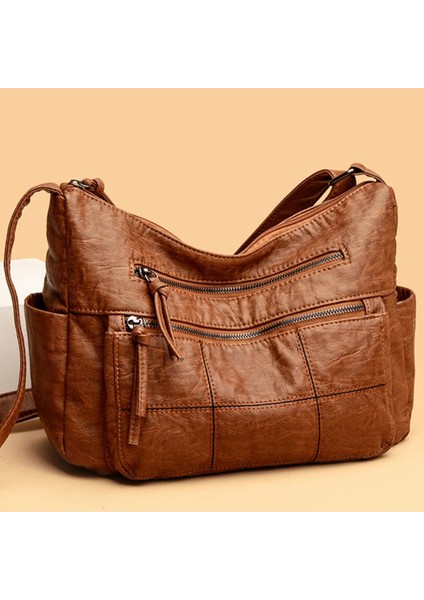 Stil2-Gri Stili Wome Için Yumuşak Deri Omuz Crossbody Çantaları Yeni Lüks Çantalar Kadın Çantaları Tasarımcı Messenger Çanta Çantalar ve El Çantaları (Yurt Dışından) fiyatları