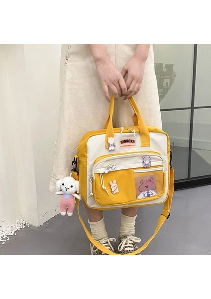 Yeşil Stil Aksesuarlarla Kawaii Yatay Sırt Çantası Genç Kız Için Taşınabilir Çok Fonksiyonlu Seyahat Omuz Çantaları Kadın Küçük Schoolbag Kadın Sırt Çantaları (Yurt Dışından) fiyatları