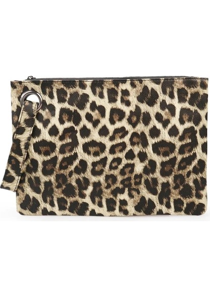 Gri Tarzı Lüks Tasarımcı Trendy Çanta Yeni Moda Leopar Baskı Bayanlar Debriyaj Çok Renkli Retro Düz Çanta Büyük Kapasiteli Debriyaj (Yurt Dışından) indirimleri