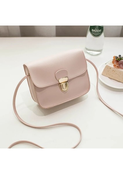 Pembe-2 Tarzı Kadınlar Için Moda Küçük Crossbody Çanta Pu Deri Omuz Messenger Çanta Bolsas Bayanlar Telefon Çanta Messenger Çanta (Yurt Dışından)