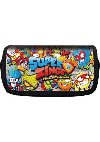 FGQBBSUPERZINGS10 Stili Karikatür Erkek Kız Süper Zings Kalem Kutusu Öğrencileri Superzings Kalem Çantası Gençler Kırtasiye Çantası Çocuklar Kalemlik Sürpriz Hediyeler (Yurt Dışından) indirimleri