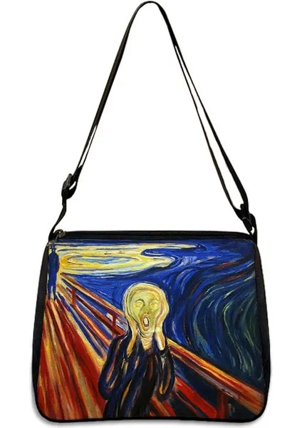 YXBSJMHS14 Stili 20CMX24CM Van Gogh Yıldızlı Gece Omuz Ayçiçeği Yağlıboya Tuval Tote Çanta Retro Mona Lisa Sanat Moda Çanta Kadın Eğlence Debriyaj (Yurt Dışından)