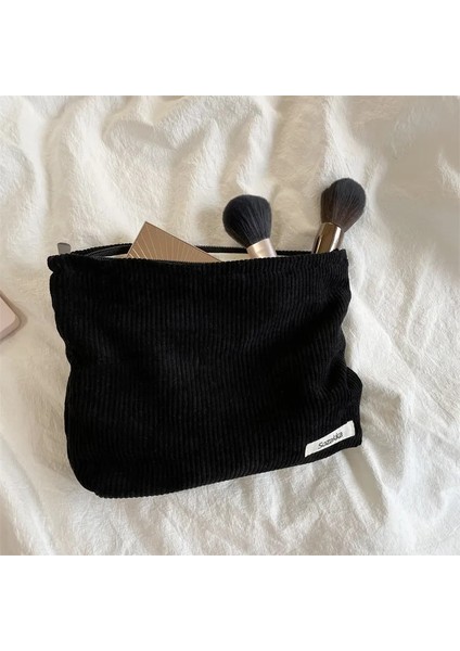 Beyaz Gül Tarzı Yeni Kozmetik Çantası Kadın Kadife Makyaj Çantası Kore Kış Makyaj Çantası Necesserie Seyahat Organizatör Çantası Bayanlar Güzellik Çanta (Yurt Dışından) modelleri