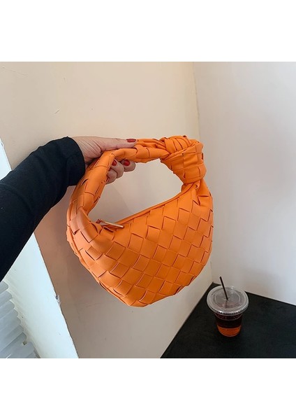 Sarı2 Tarzı 22X13X9CM Dokuma Çanta Deri Bulut Çanta Kadınlar Için Lüks Omuz Çantaları Tasarımcı Debriyaj Çantalar Örgü El Çantası Hobos Ana Kesesi Bolsa (Yurt Dışından) modelleri