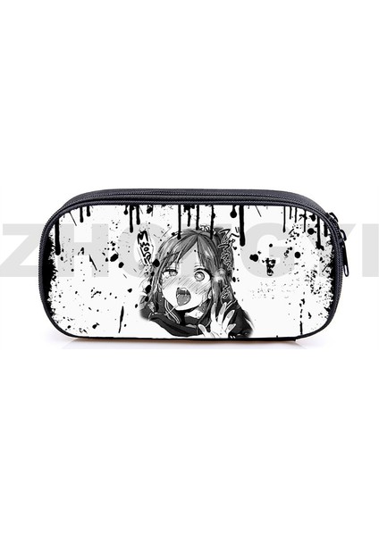 AHEGAO15 Stili Moda 3D Baskı Ahegao Kalem Kutusu Çocuklar Anime Kawaii Makyaj Çantası Gençler Öğrenciler Hentai Senpai Kırtasiye Saklama Kutusu Çocuk Kılıfı (Yurt Dışından)