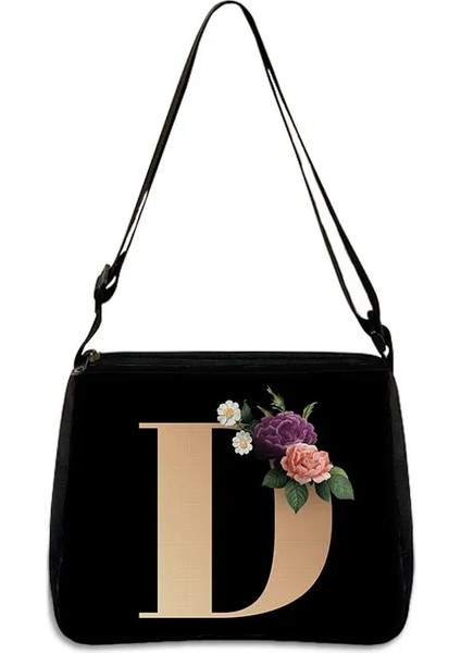 YXB26LETTERSC23CW Stili 20CMX24CM 26 Çiçek Mektup Omuz Çantası Simpl Tasarımcı Çantalar Omuz Kanvas Alışveriş A - Z Alfabe Messenger Çanta Parti Çanta (Yurt Dışından) fırsatları