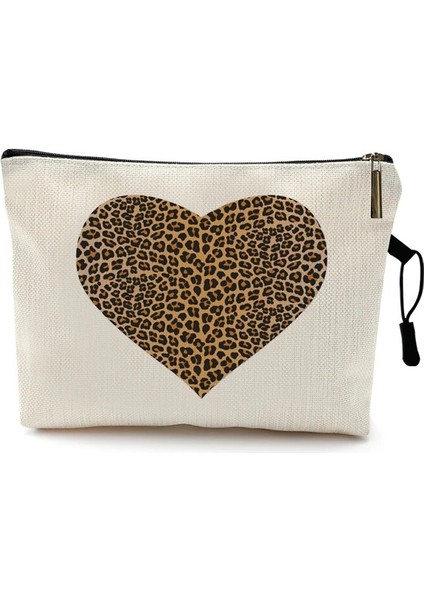 Desen 10 Stili 22X13CM Özelleştirilmiş Kadın Leopar Baskı Kozmetik Çantası Şeytan Gözler Su Geçirmez Fermuar Makyaj Çantası Seyahat Yıkama Makyaj Organizatör Güzellik Durumda (Yurt Dışından)