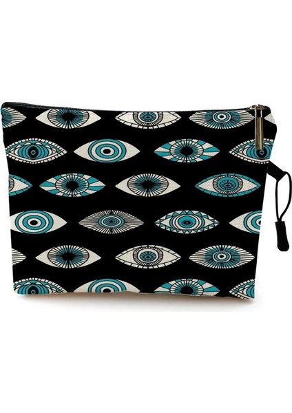 Desen 10 Stili 22X13CM Özelleştirilmiş Kadın Leopar Baskı Kozmetik Çantası Şeytan Gözler Su Geçirmez Fermuar Makyaj Çantası Seyahat Yıkama Makyaj Organizatör Güzellik Durumda (Yurt Dışından) fiyatları