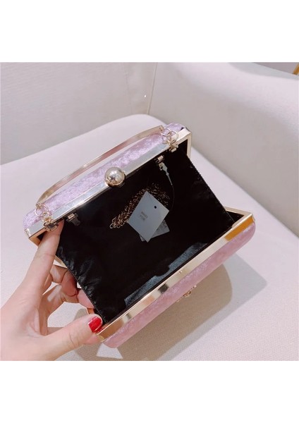 Pembe Stil Yeni Lüks Tasarım Kutulu Akşam Çanta Kadife Retro Kare Çanta Kadın Elmas Debriyaj Çanta Altın Düğün Çanta (Yurt Dışından) indirimleri