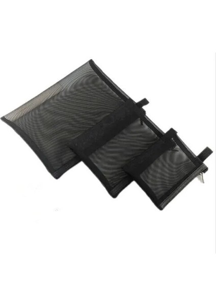 Siyah Stil 24X18CM Etya Kadın Seyahat Kozmetik Çantası Rahat Fermuar Küçük Büyük Makyaj Makyaj Çantası Organizatör Seti Tuvalet Güzellik Yıkama Kiti Çanta Kılıfı (Yurt Dışından)