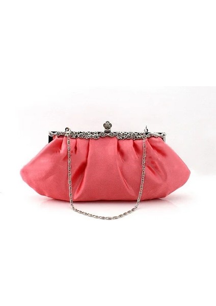 Stili Temizle Moda Tasarımı Uzun Tam Elbise Düz Renk Kırmızı Akşam Çantaları Kadın Düğün Manşonları Çantalar Çanta Lady Parti Tote Çanta WY32 (Yurt Dışından)