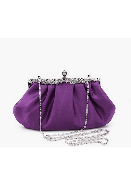 Stili Temizle Moda Tasarımı Uzun Tam Elbise Düz Renk Kırmızı Akşam Çantaları Kadın Düğün Manşonları Çantalar Çanta Lady Parti Tote Çanta WY32 (Yurt Dışından) fırsatları