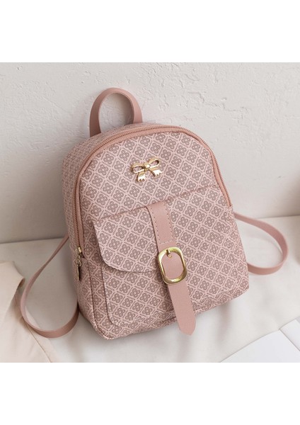 Koyu Haki Stili Baskı Retro Mektup Lüks Tasarımcı Pu Deri Kadınlar Için Küçük Sırt Çantası Yenı Trendy Kız Öğrencileri Sırt Çantaları Seyahat Çantası Mochila (Yurt Dışından) modelleri