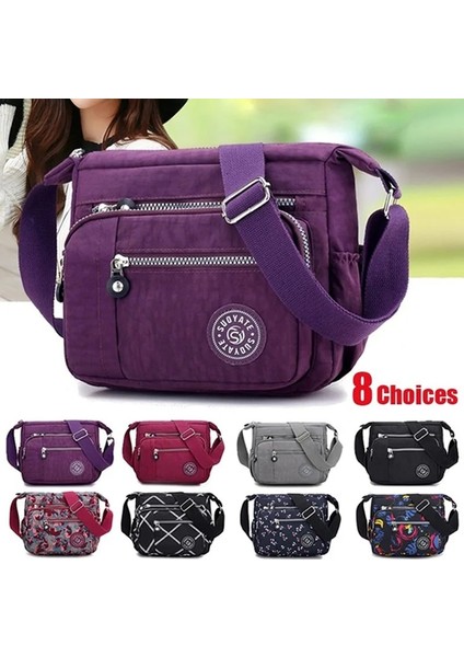 C Mavi Tarzı 2021 Moda Kadın Omuz Çantası Naylon Su Geçirmez Messenger Çanta Bayan Çanta Kadın Çantası Seyahat Çantaları Çanta Cüzdan (Yurt Dışından) modelleri