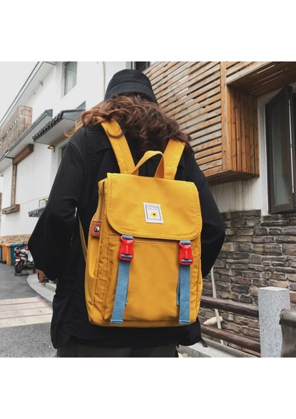 Sarı Stil 27CM14CM38CM Yeni Moda Kadın Sırt Çantası Su Geçirmez Büyük Kapasiteli Naylon Sırt Çantası Sokak Tarzı Sırt Çantası Kadın Kolej Öğrenci Çantası Seyahat Çantası (Yurt Dışından) fiyatları
