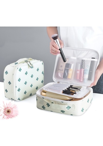Leopar Tarzı Çok Renkli Desenli Baskı Makyaj Çantaları Kadın Kozmetik Çantası Durumda Makyaj Organizatör Tuvalet Depolama Seyahat Yıkama Kılıfı (Yurt Dışından) modelleri