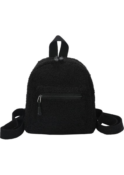Beyaz Stil Metninizi Özelleştirin Kişiselleştirilmiş Kore Mini Sırt Çantası Kızlar Için Özel Kawaii Peluş Kadın Sırt Çantası Omuz Çantası Kış Faux Kuzu Polar Sırt Çantası (Yurt Dışından) indirimleri