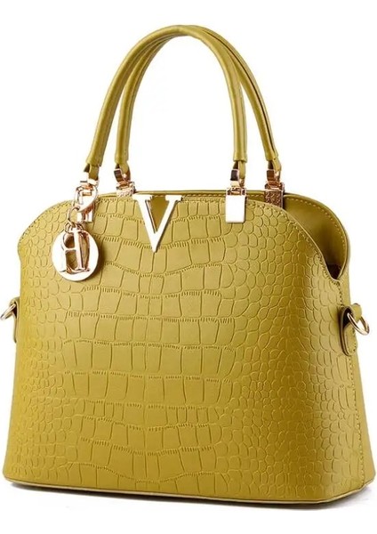 Koyu Gri Tarzı Kadın Çantası Ew Kız Tatlı Bayan Omuz Çantası Moda Tasarımı Messenger Çanta Basit Zarif Büyük Kapasiteli Çanta Bolsas (Yurt Dışından)