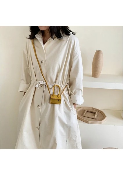 Süet Gül Tarzı Kadın Dekorasyon Çanta Süper Mini Kulak Kız Ins Sıcak Tasarımcı Tote Çanta Süet Moda Crossbody Messenger Çanta Çanta (Yurt Dışından)