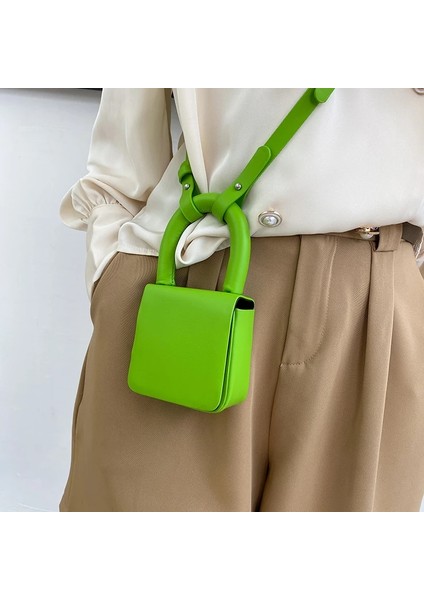 Green Shoulder Bag Style 10X9X4CM Ruj Çanta Yüksek Li Şeker Renk Kadınlar Için Omuz Çantaları Küçük Çantalar Tasarımcı Çanta Lüks Crossbody Çanta Satchel (Yurt Dışından)